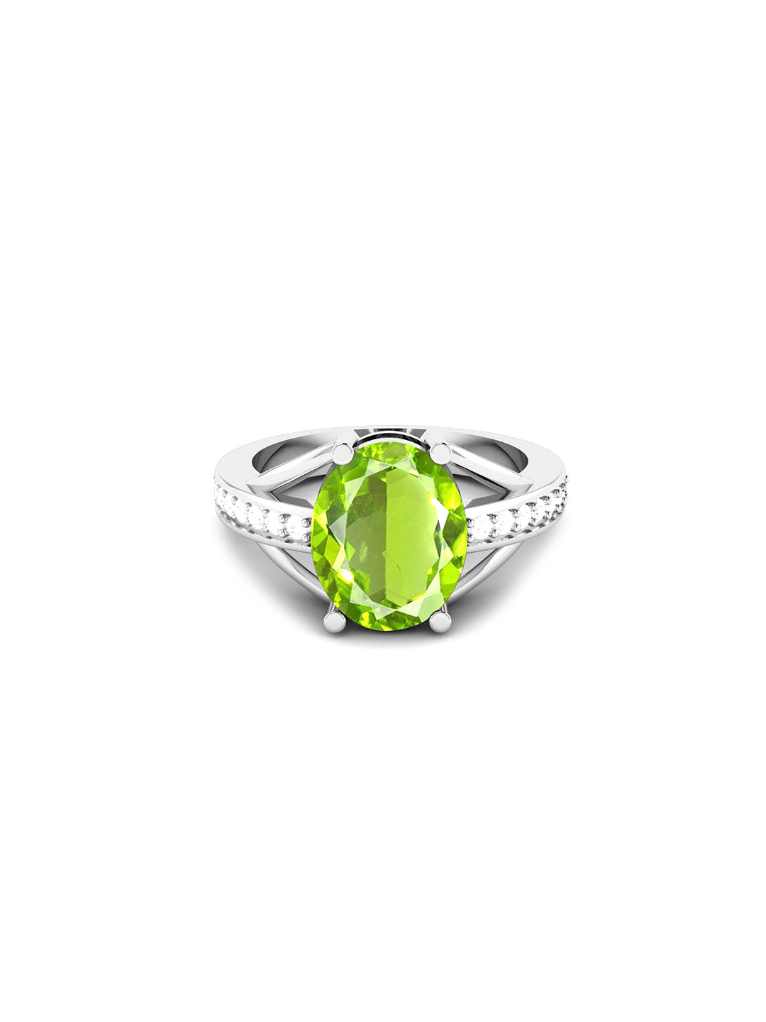

LMDPRAJAPATIS Unisex 925 Sterling Silver Antique Art Deco Birthstone Women Jewelry For Her (Greenis, 10), Green