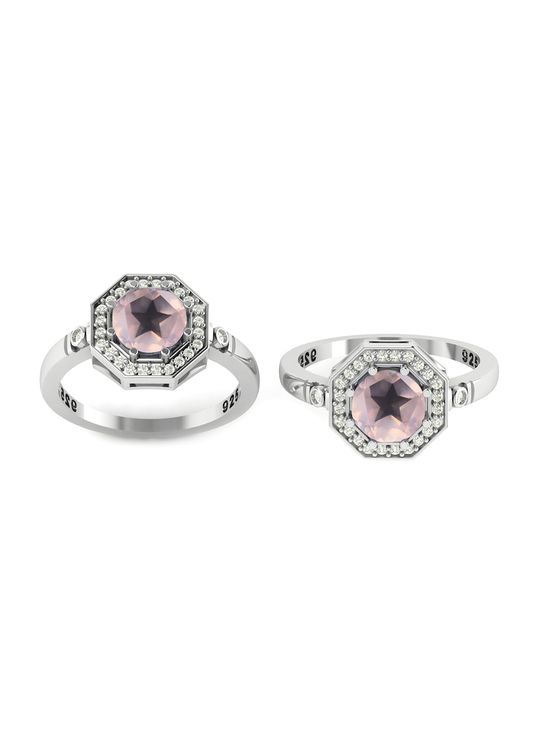 

LMDPRAJAPATIS Unisex Embellished Ring, Pink