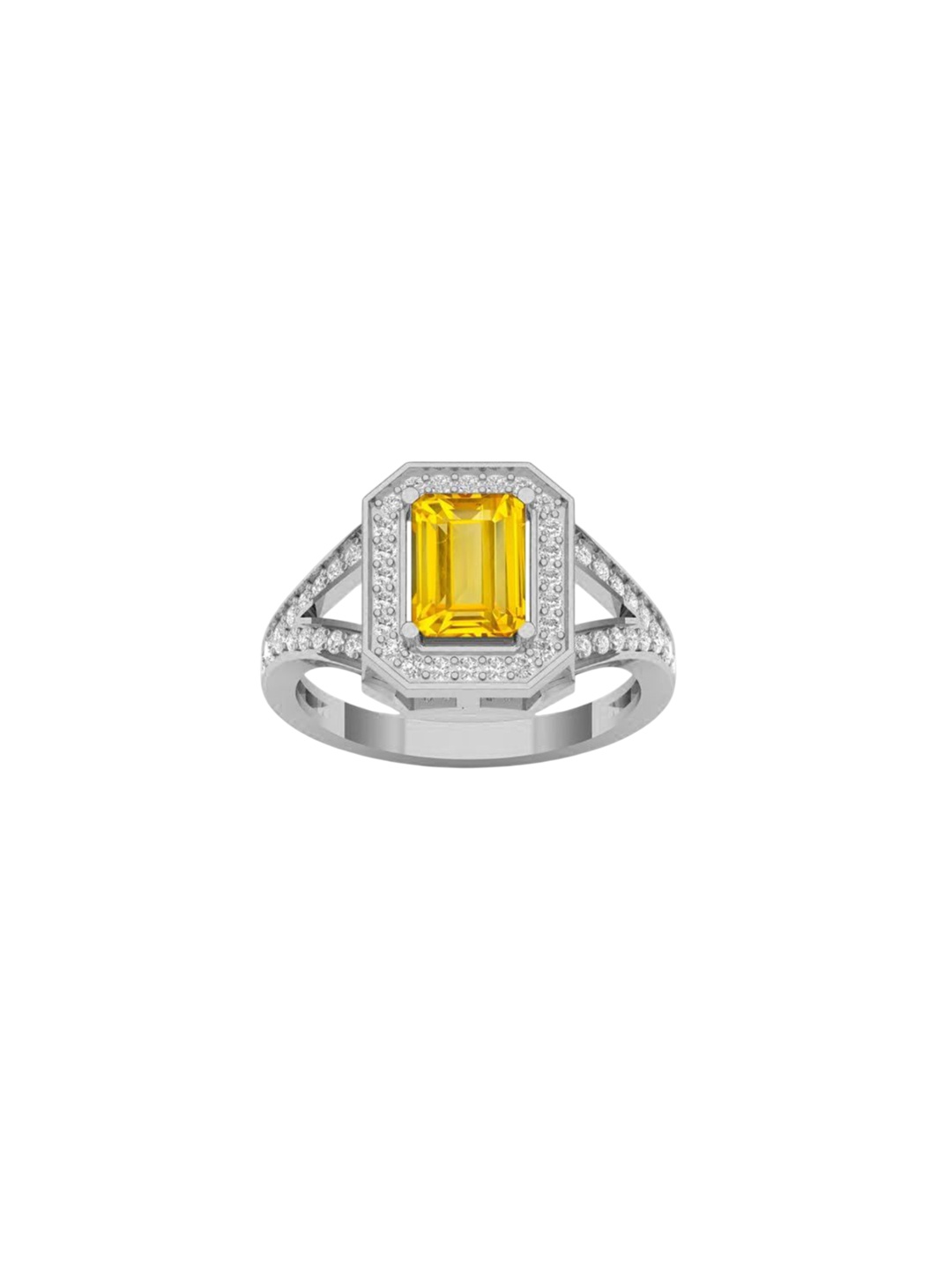 

LMDPRAJAPATIS Unisex Embellished Ring, Yellow