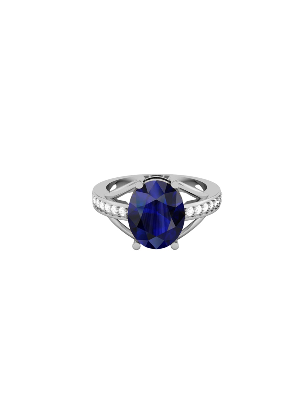 

LMDPRAJAPATIS Unisex Embellished Ring, Blue