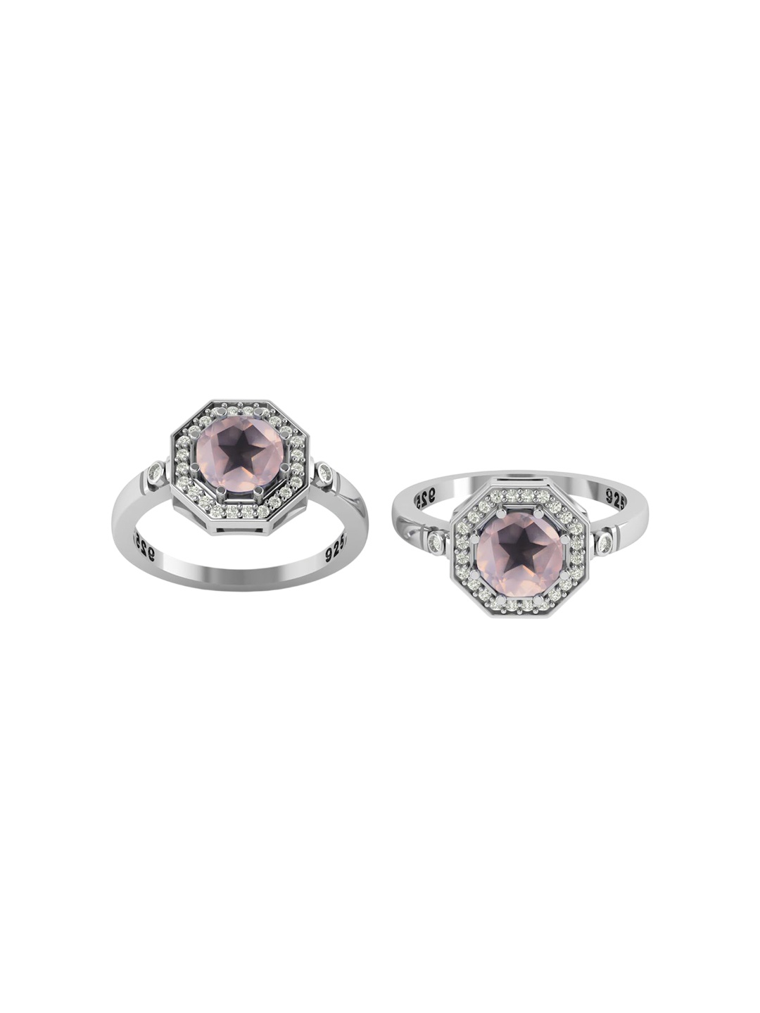 

LMDPRAJAPATIS Unisex Embellished Ring, Pink