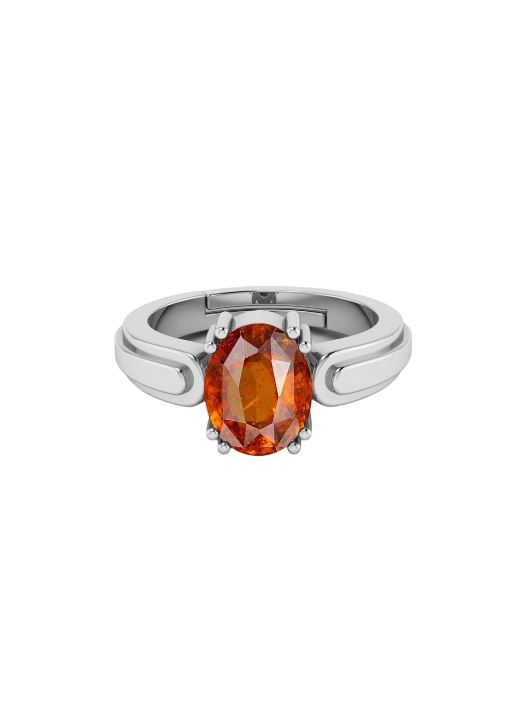 

LMDPRAJAPATIS Unisex Embellished Ring, Brown