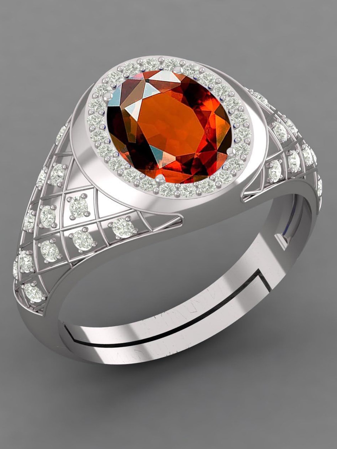

LMDPRAJAPATIS Unisex Embellished Ring, Gold