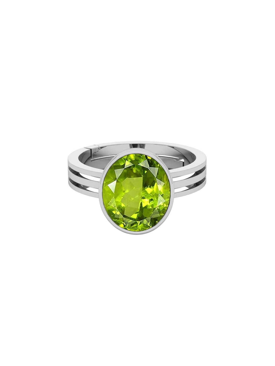 

LMDPRAJAPATIS Stone Studded Finger Ring, Green