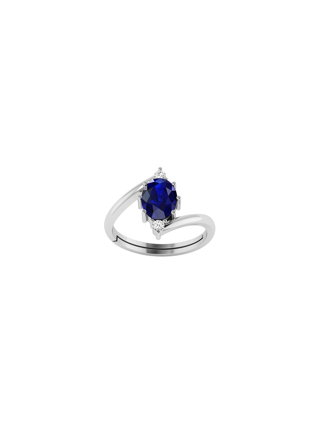 

LMDPRAJAPATIS Unisex Embellished Ring, Blue