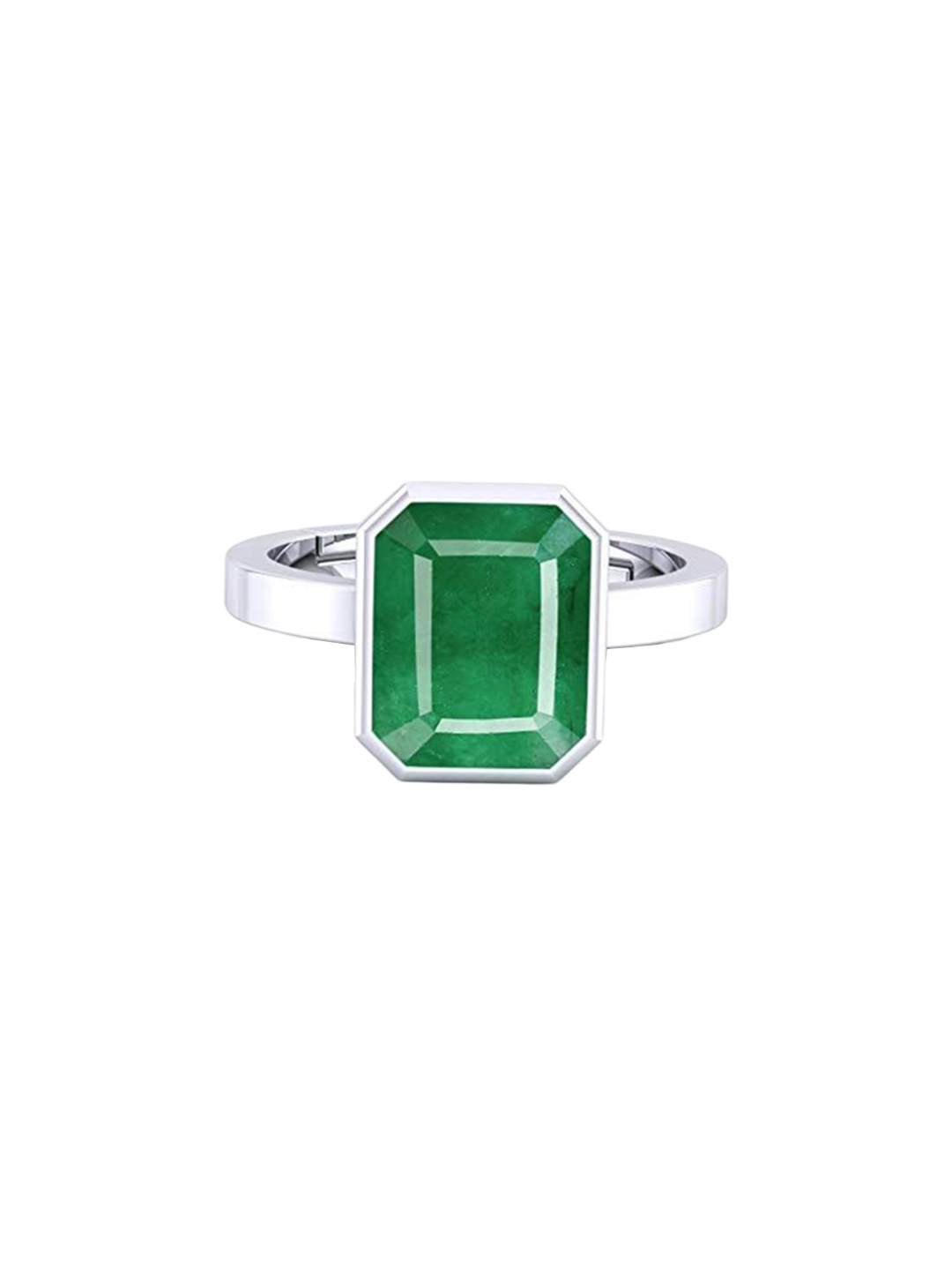 

LMDPRAJAPATIS Unisex Embellished Ring, Green