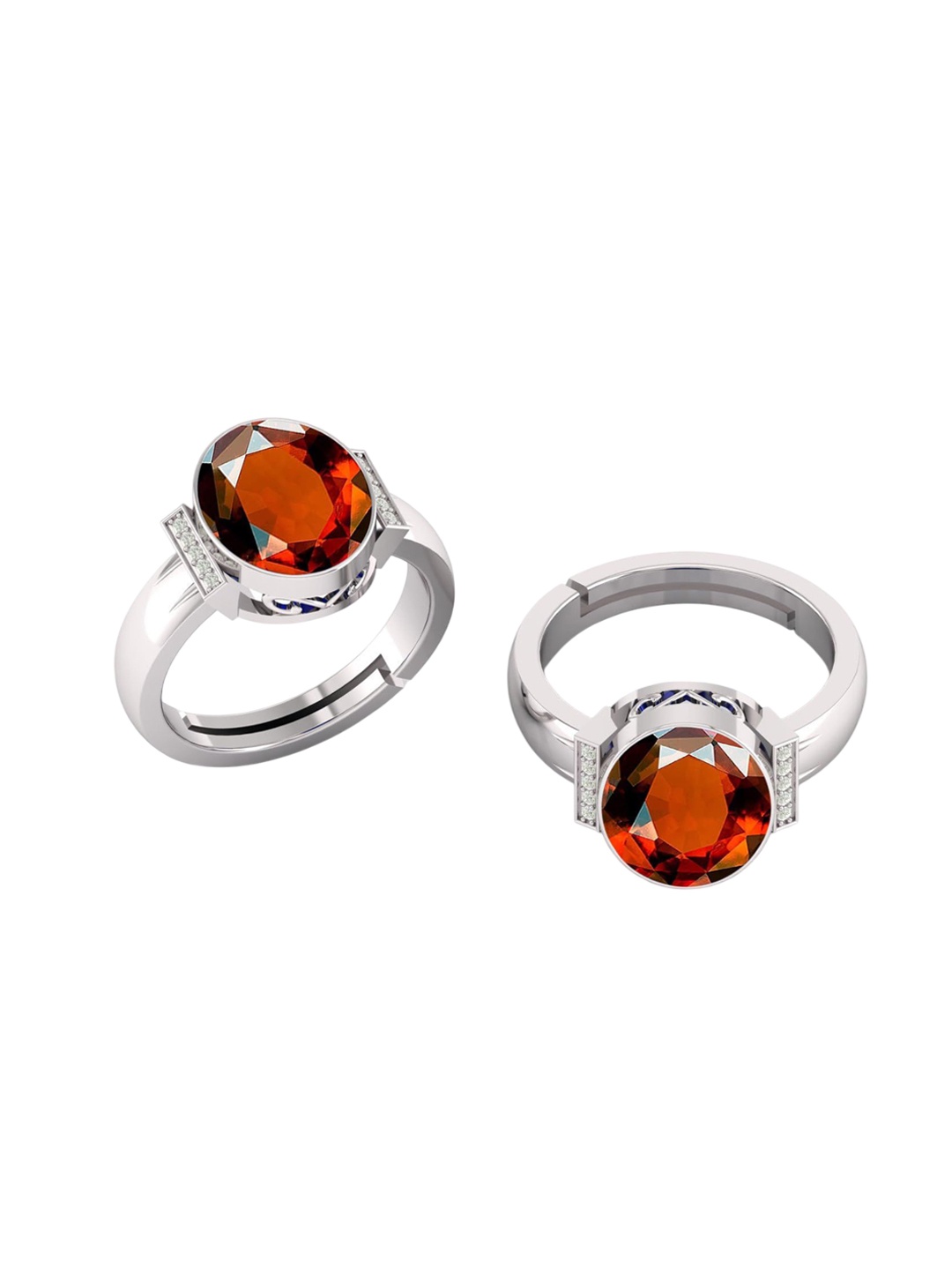 

LMDPRAJAPATIS Unisex Embellished Ring, Brown