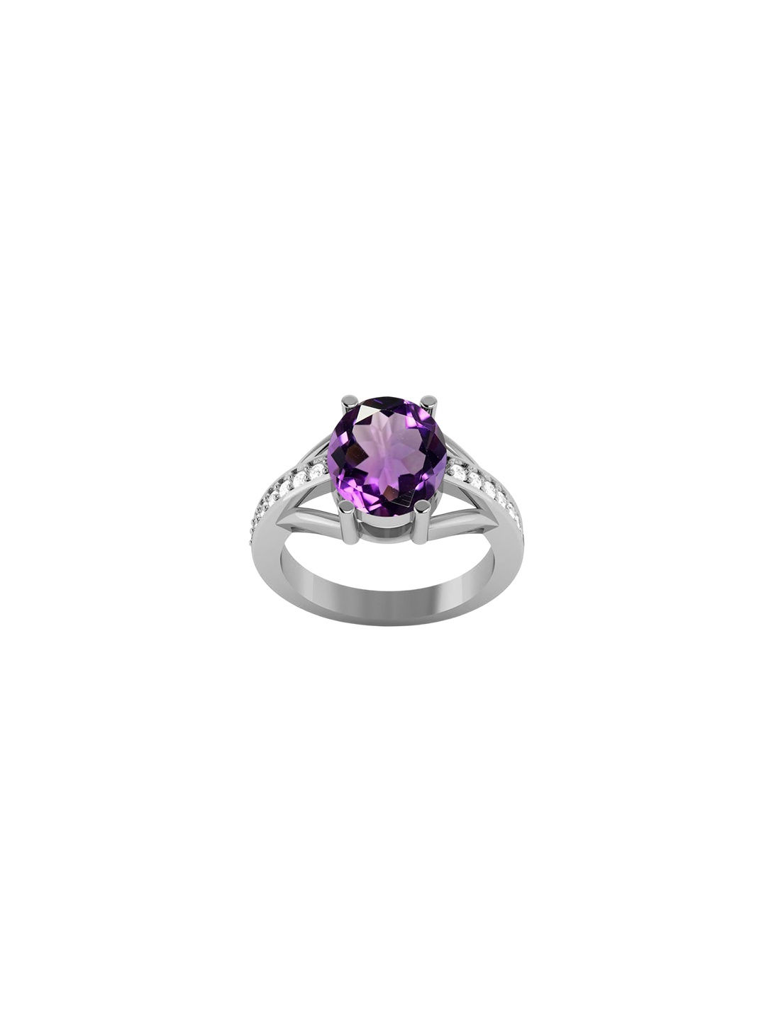 

LMDPRAJAPATIS Unisex Embellished Ring, Purple