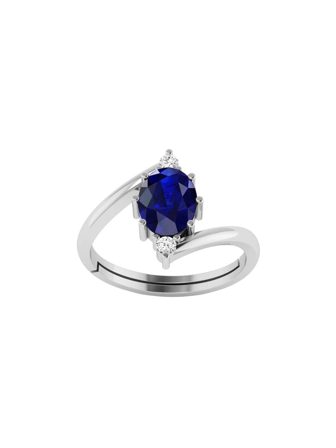 

LMDPRAJAPATIS Unisex Embellished Ring, Blue