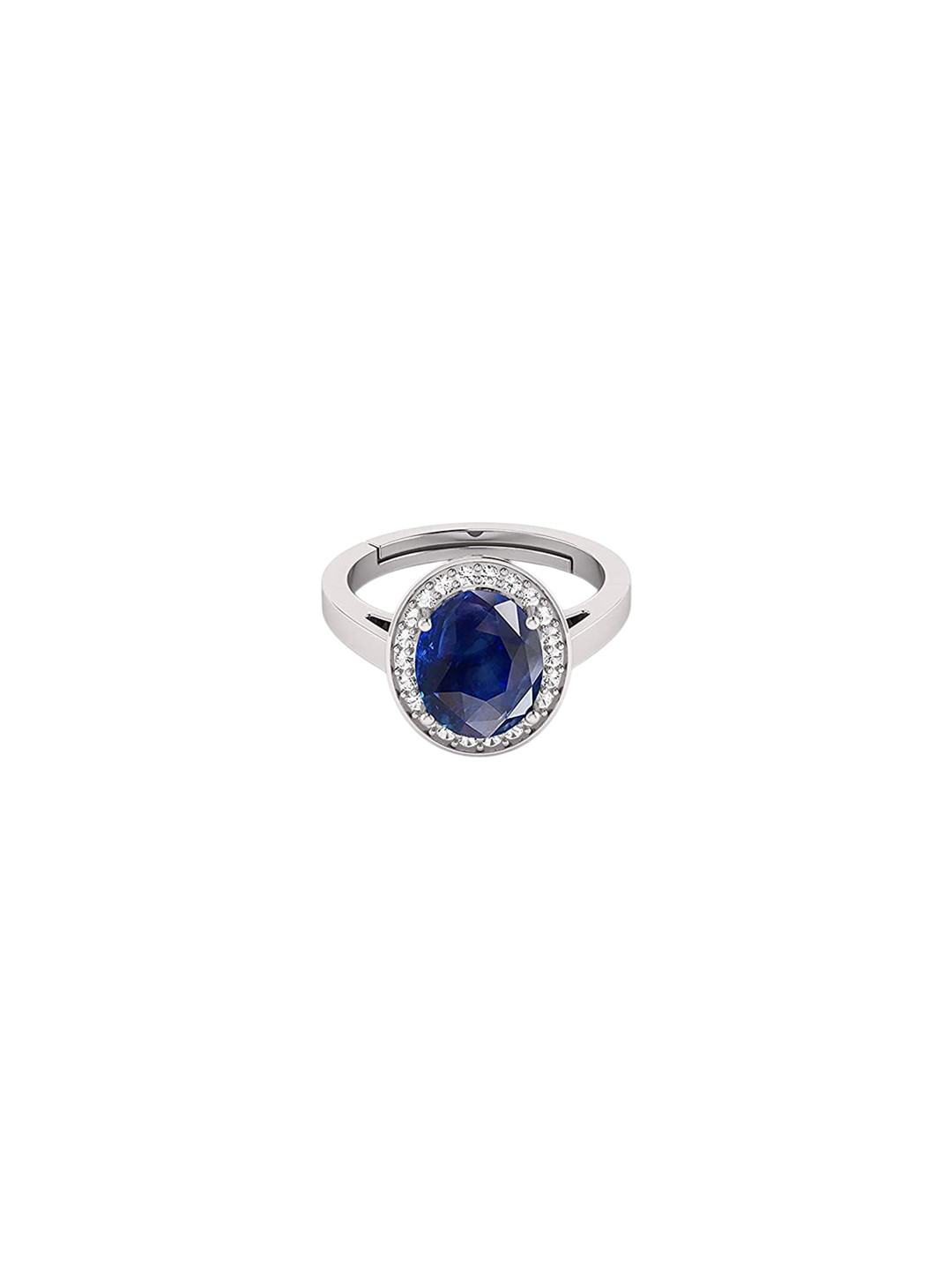 

LMDPRAJAPATIS Unisex Embellished Ring, Blue