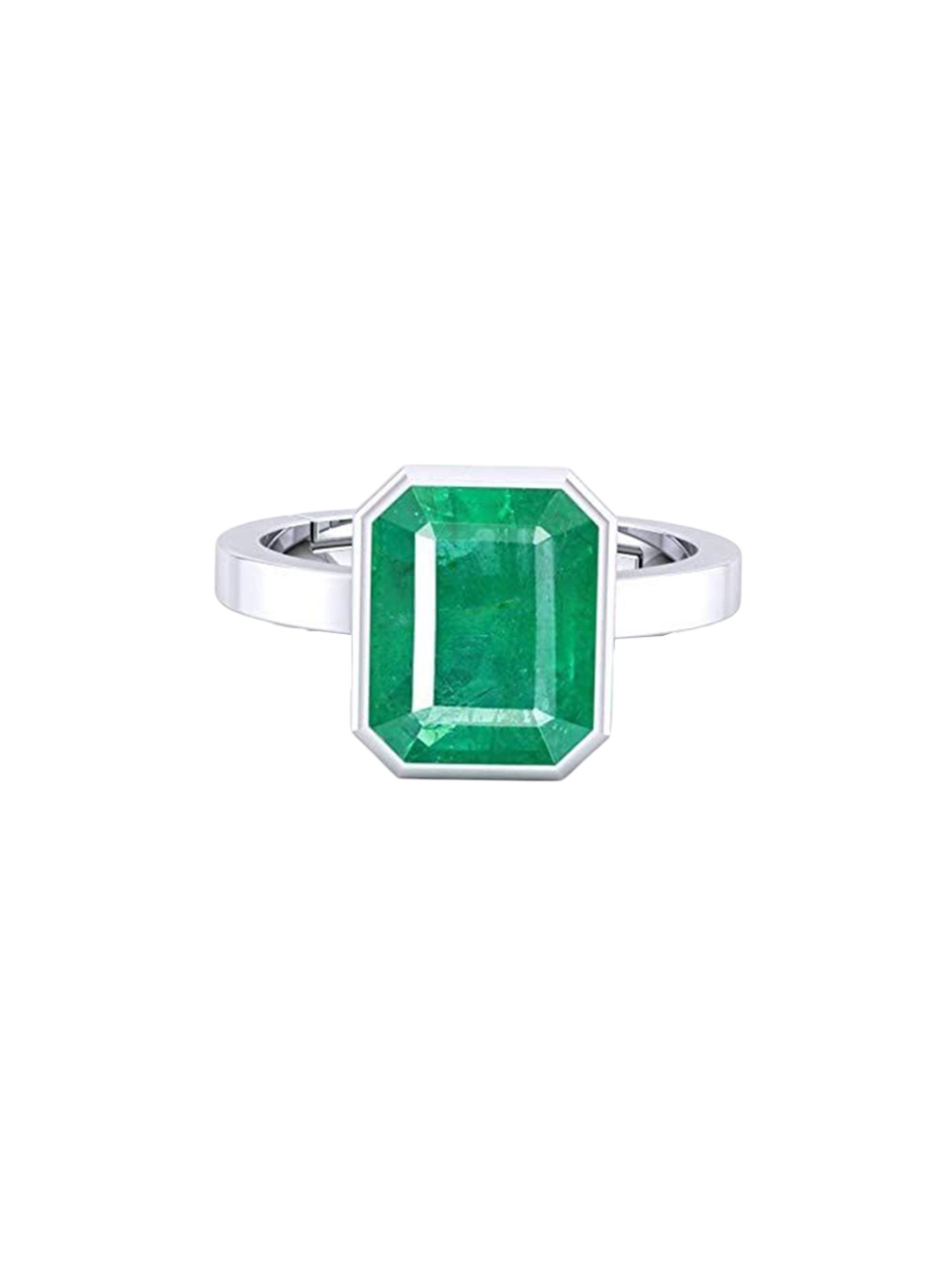 

LMDPRAJAPATIS Unisex Embellished Ring, Green