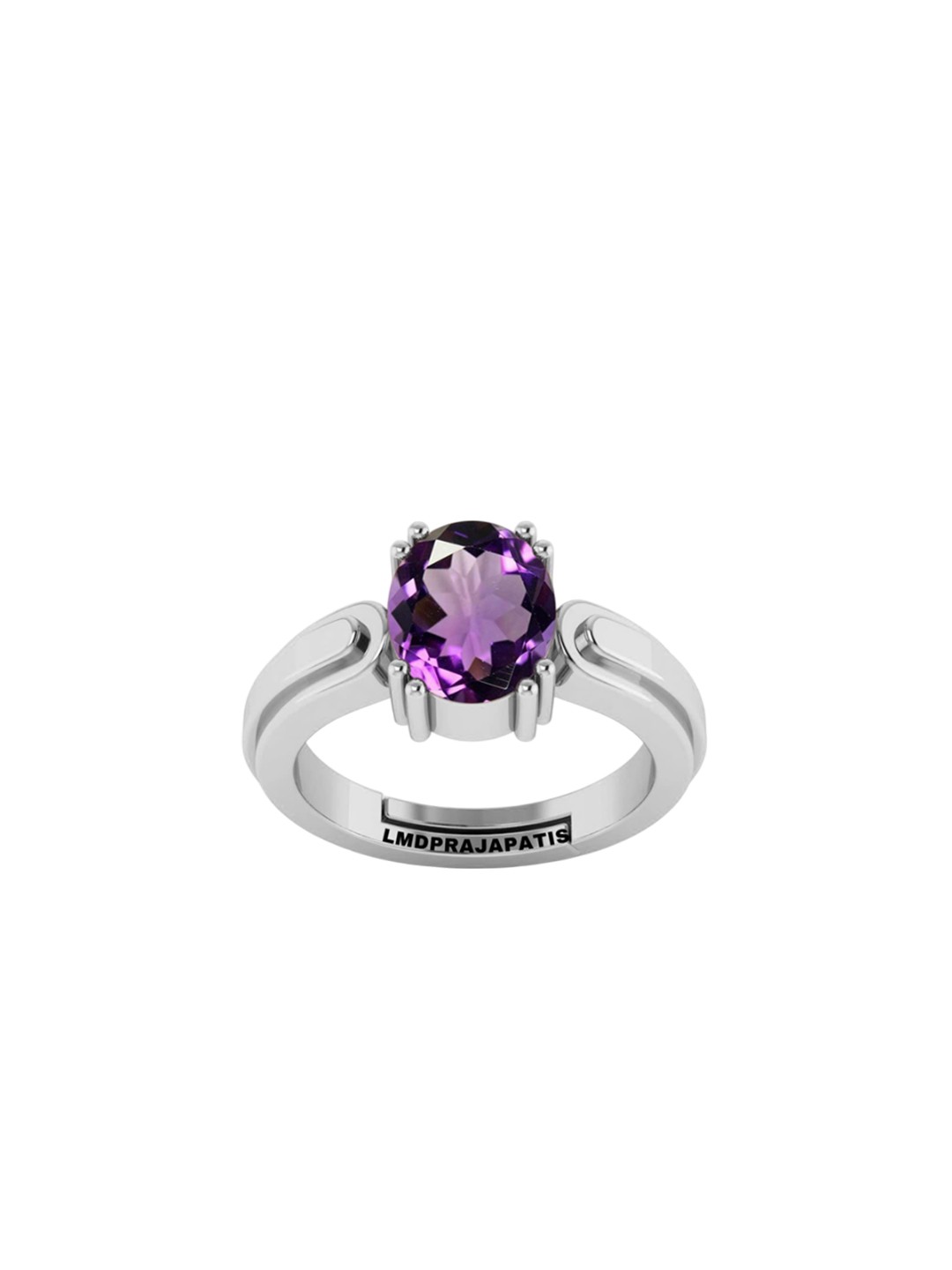 

LMDPRAJAPATIS Unisex Embellished Ring, Purple