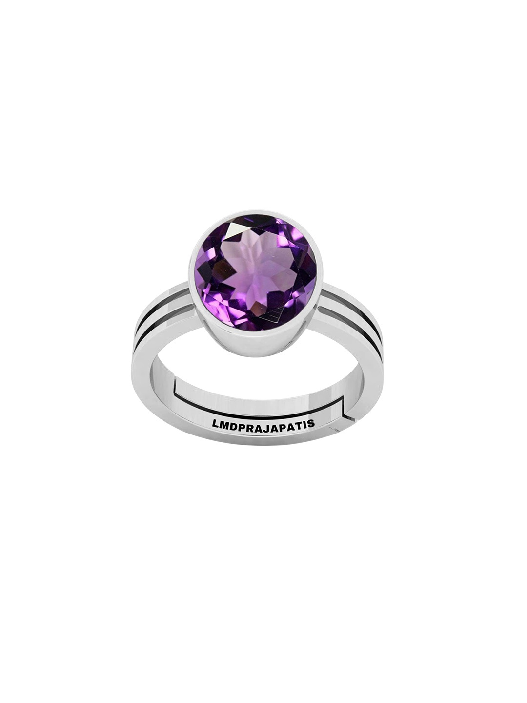

LMDPRAJAPATIS Unisex Embellished Ring, Purple