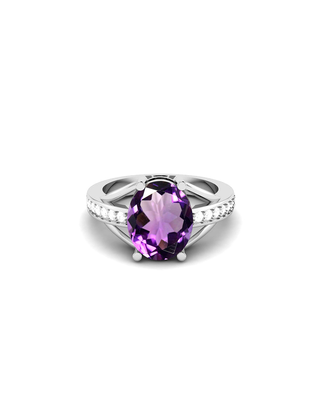 

LMDPRAJAPATIS Unisex Embellished Ring, Purple