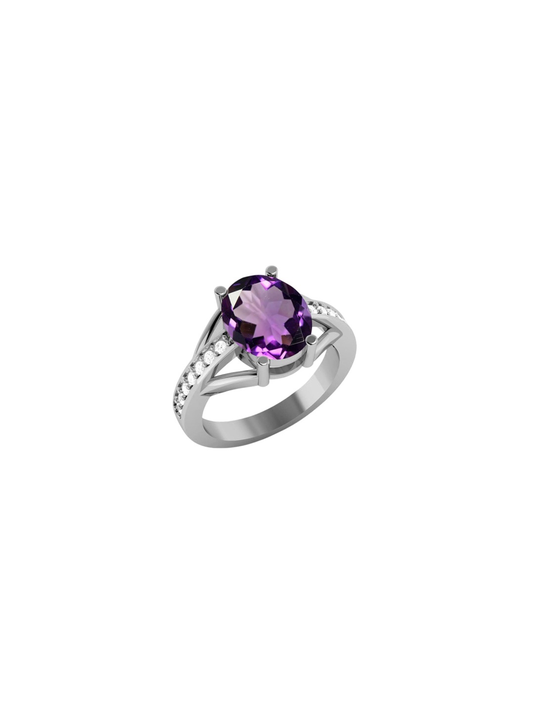 

LMDPRAJAPATIS Unisex Embellished Ring, Purple