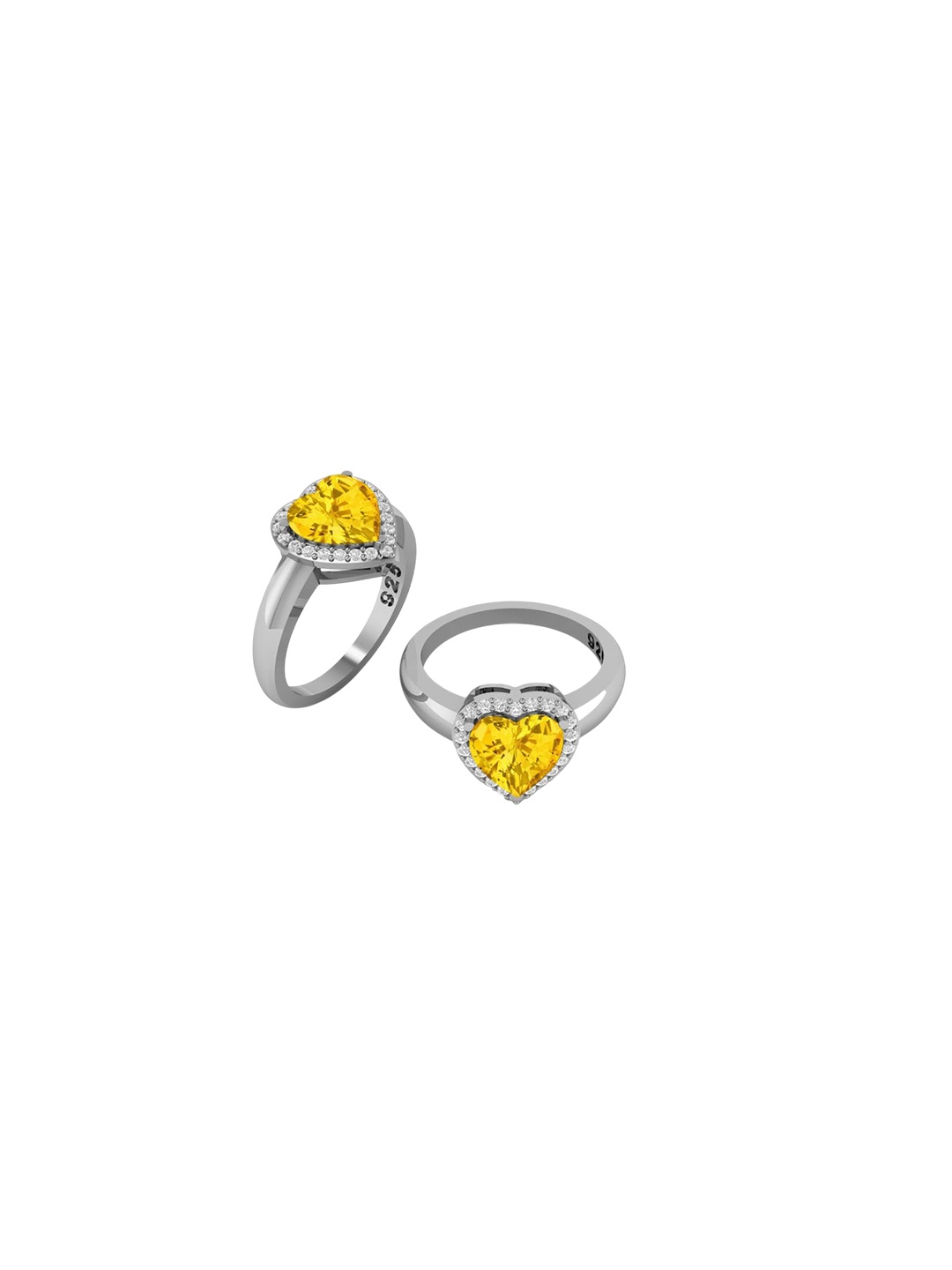 

LMDPRAJAPATIS Unisex Embellished Ring, Silver