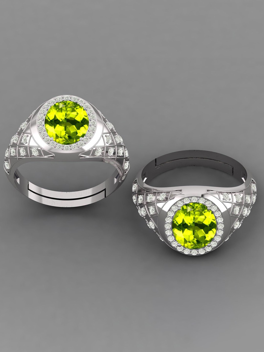 

LMDPRAJAPATIS Unisex Embellished Ring, Gold