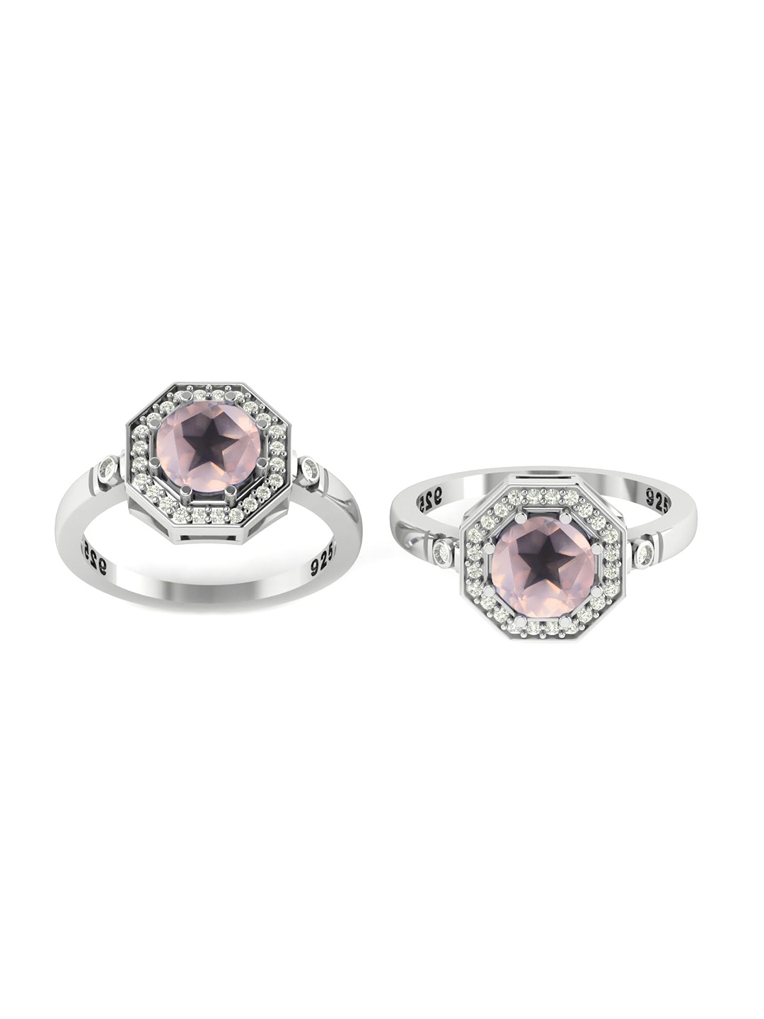 

LMDPRAJAPATIS Unisex Embellished Ring, Pink