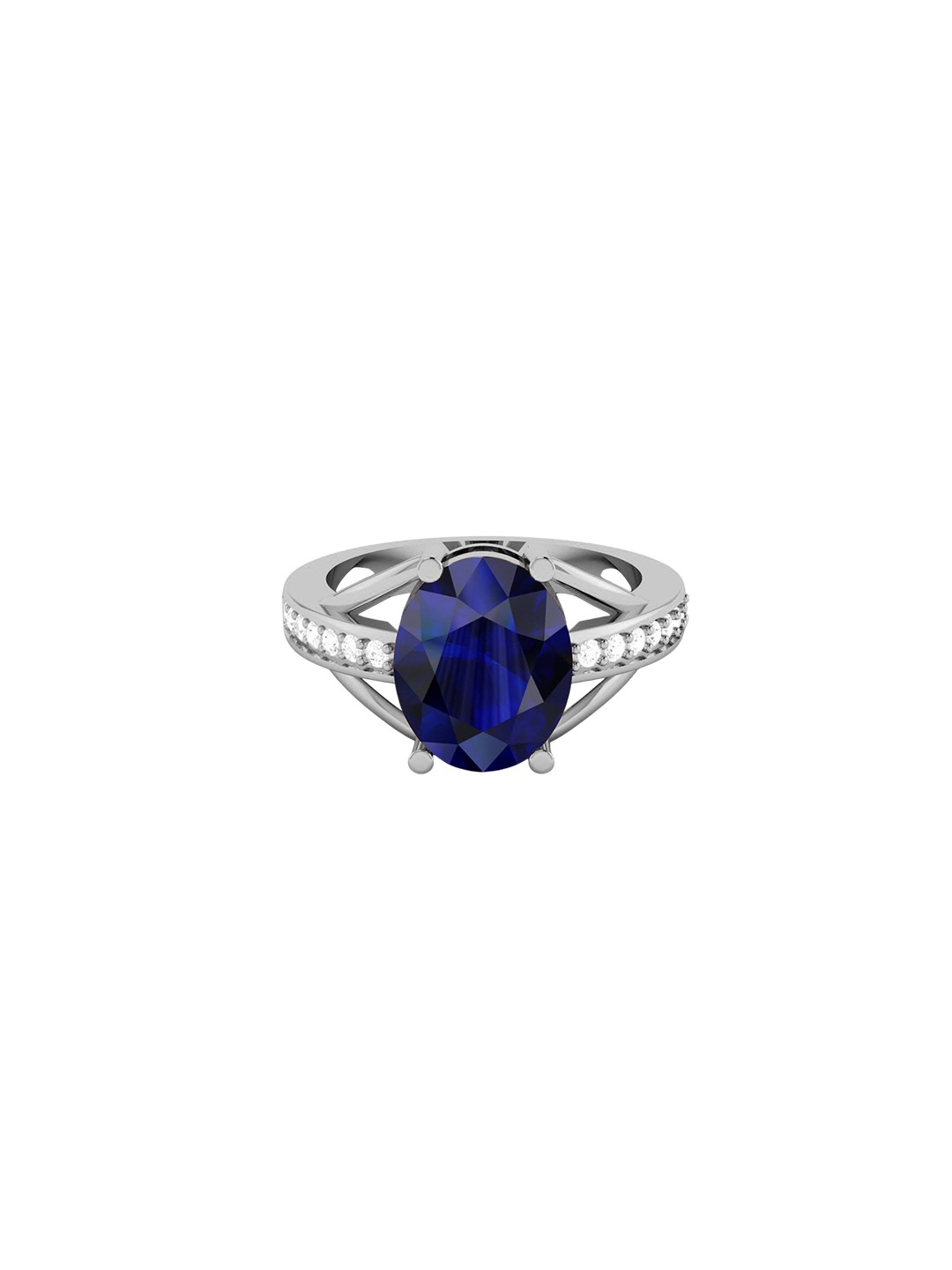 

LMDPRAJAPATIS Unisex Embellished Ring, Blue