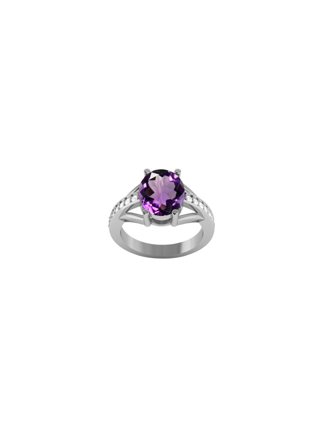 

LMDPRAJAPATIS Unisex Embellished Ring, Purple