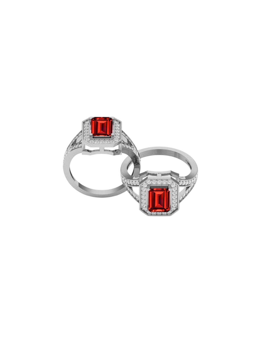 

LMDPRAJAPATIS Unisex Embellished Ring, Brown