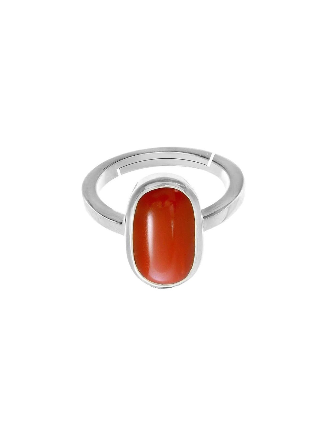 

LMDPRAJAPATIS Unisex Embellished Ring, Red