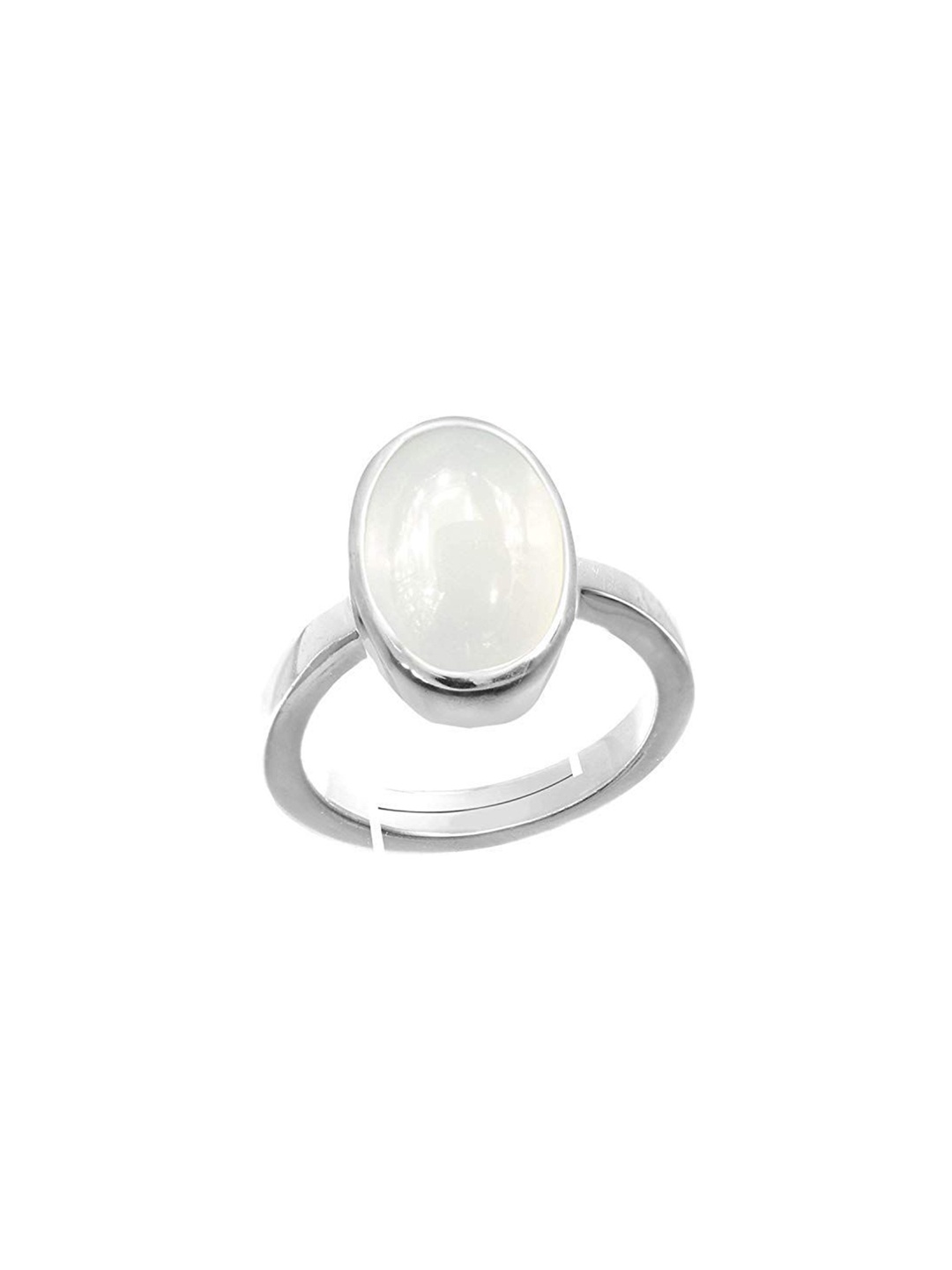 

LMDPRAJAPATIS Unisex Embellished Ring, White