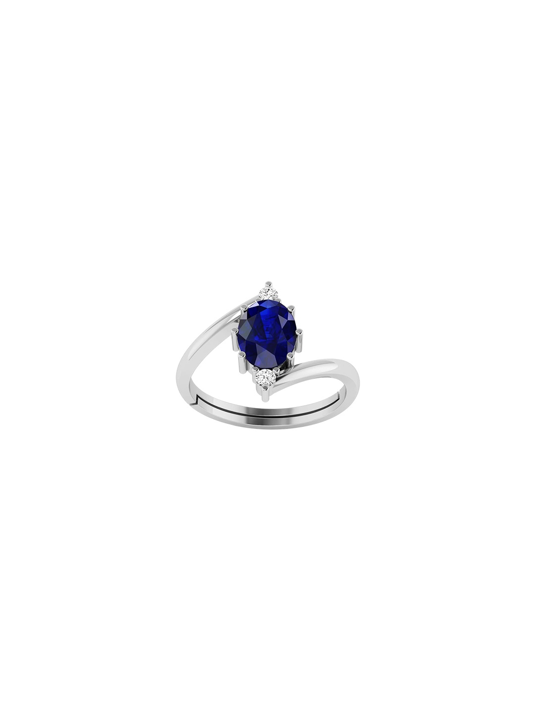 

LMDPRAJAPATIS Unisex Embellished Ring, Blue
