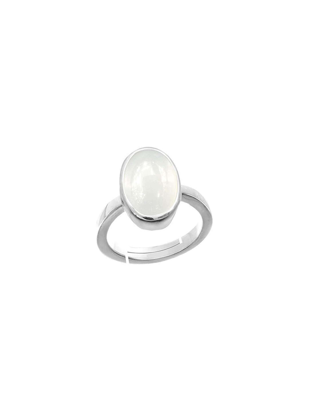 

LMDPRAJAPATIS Unisex Embellished Ring, White