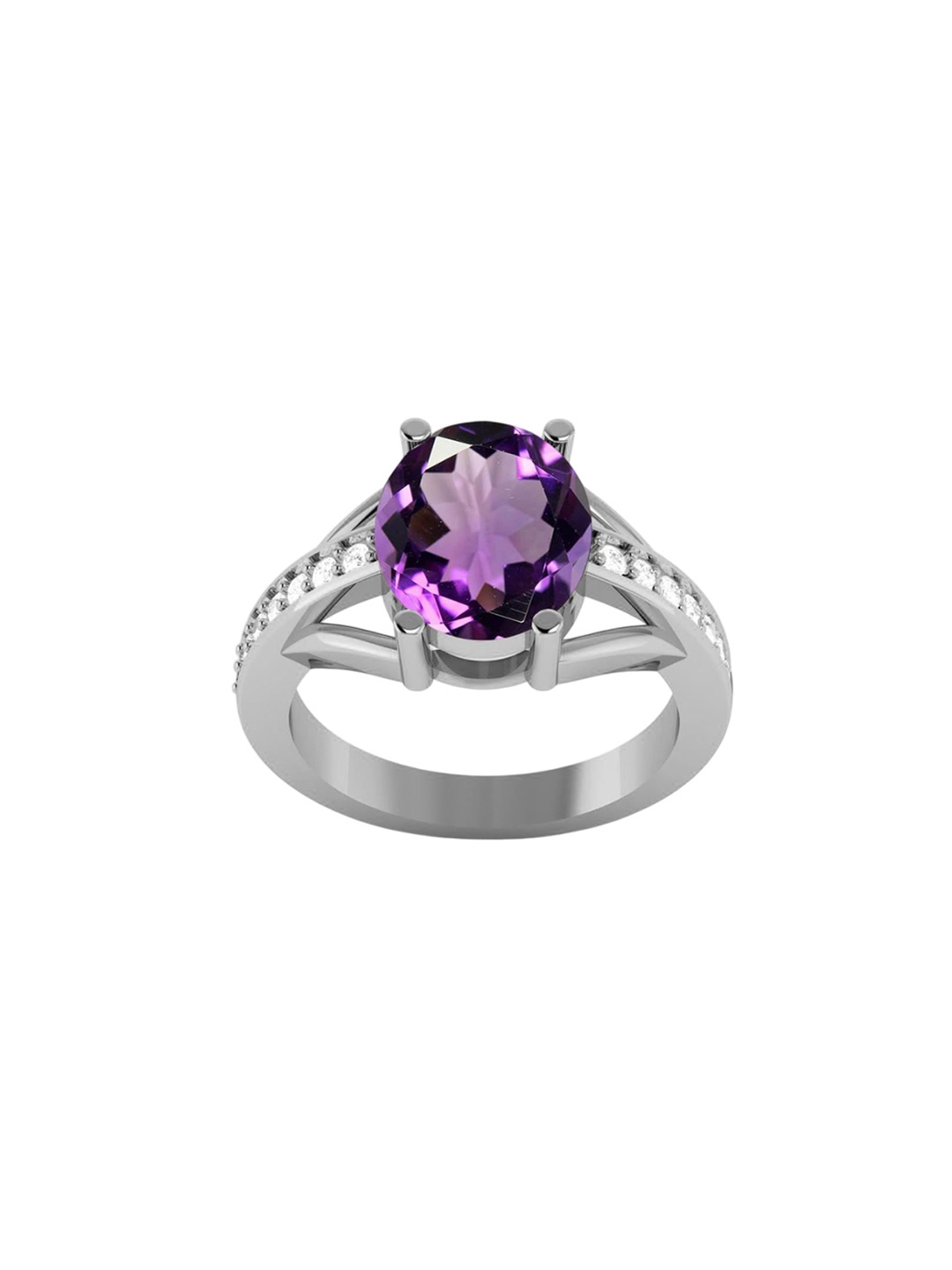 

LMDPRAJAPATIS Unisex Embellished Ring, Purple