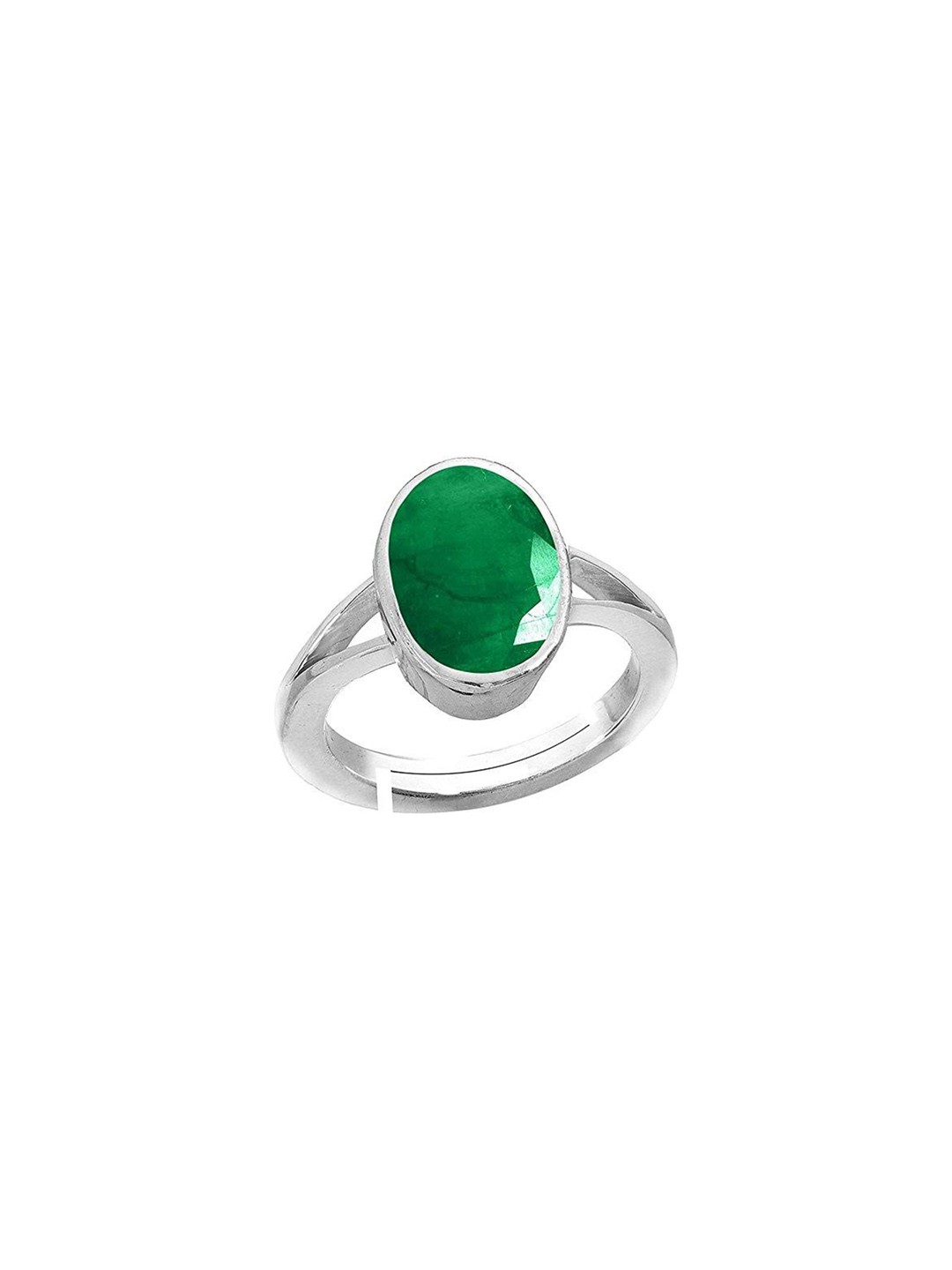 

LMDPRAJAPATIS Unisex Embellished Ring, Green