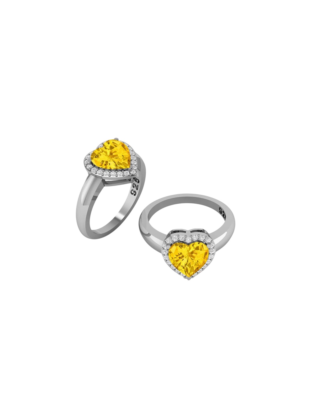 

LMDPRAJAPATIS Unisex Embellished Ring, Silver