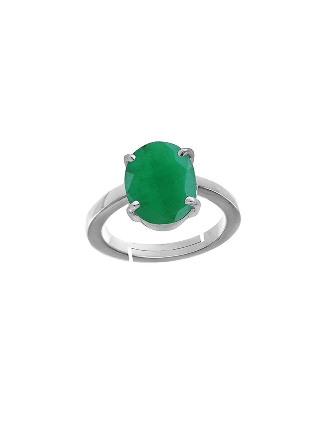 

LMDPRAJAPATIS Unisex Embellished Ring, Green