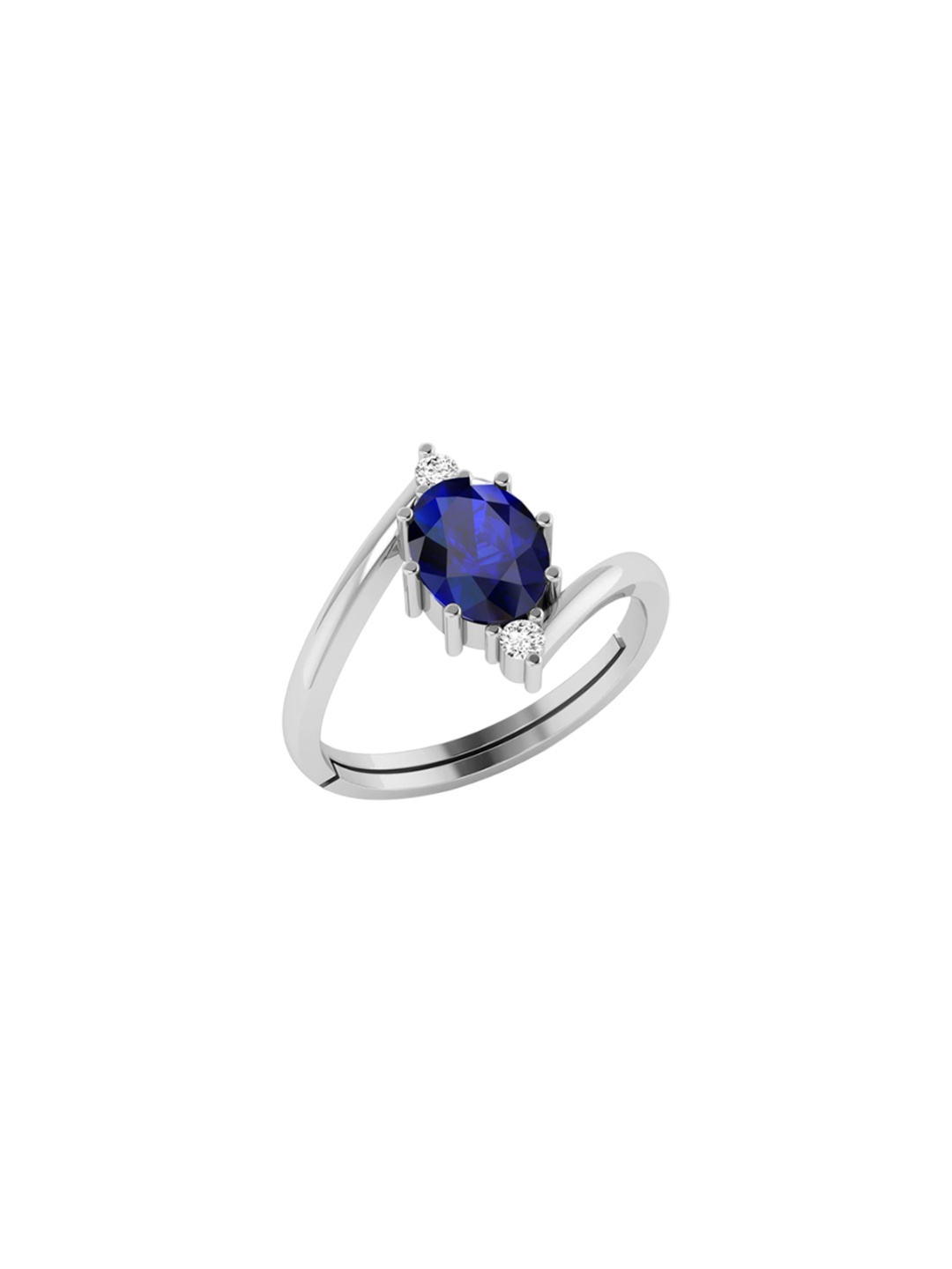 

LMDPRAJAPATIS Unisex Embellished Ring, Blue