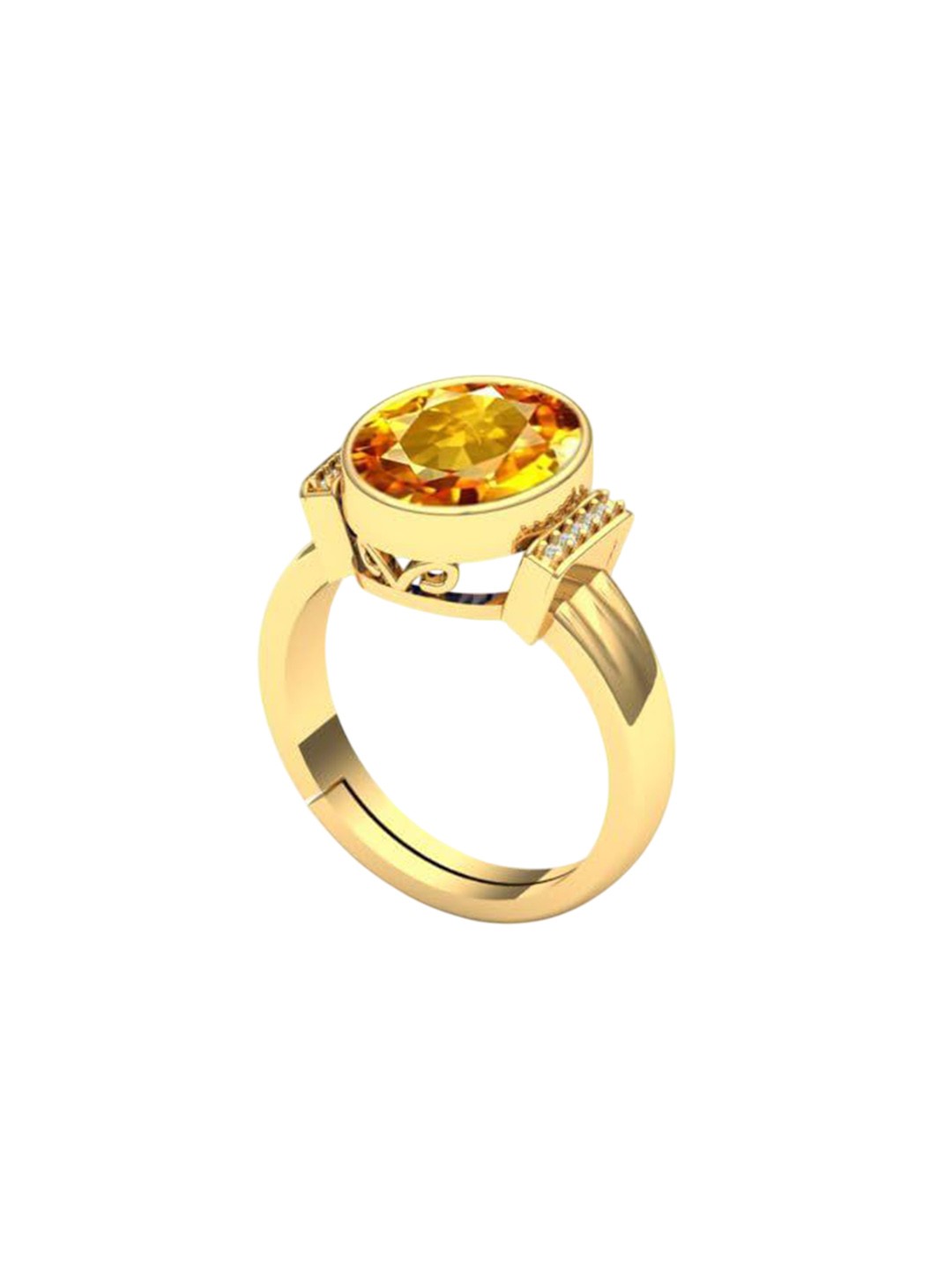 

LMDPRAJAPATIS Unisex Embellished Ring, Green