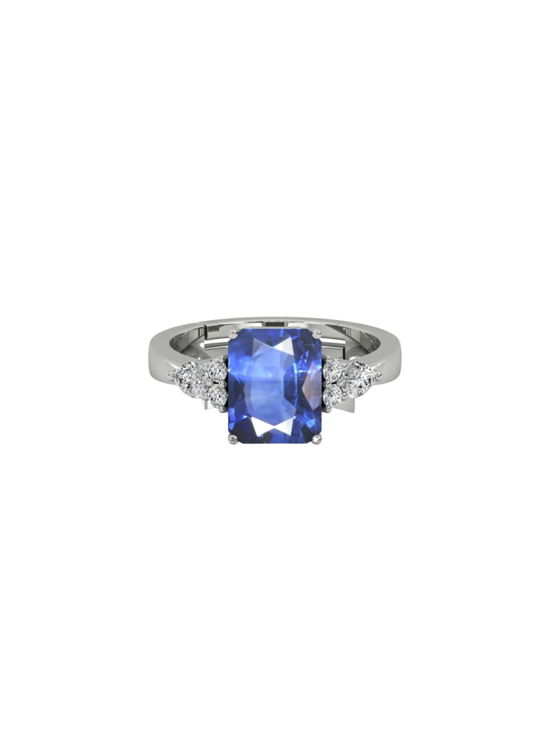 

LMDPRAJAPATIS Unisex Embellished Ring, Silver