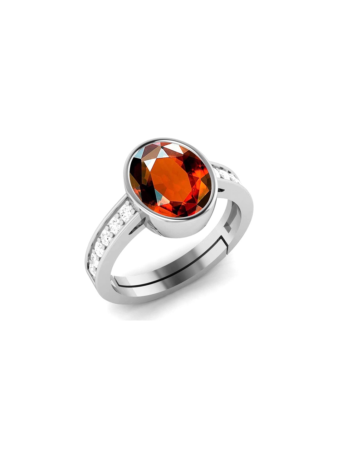 

LMDPRAJAPATIS Unisex Embellished Ring, Red