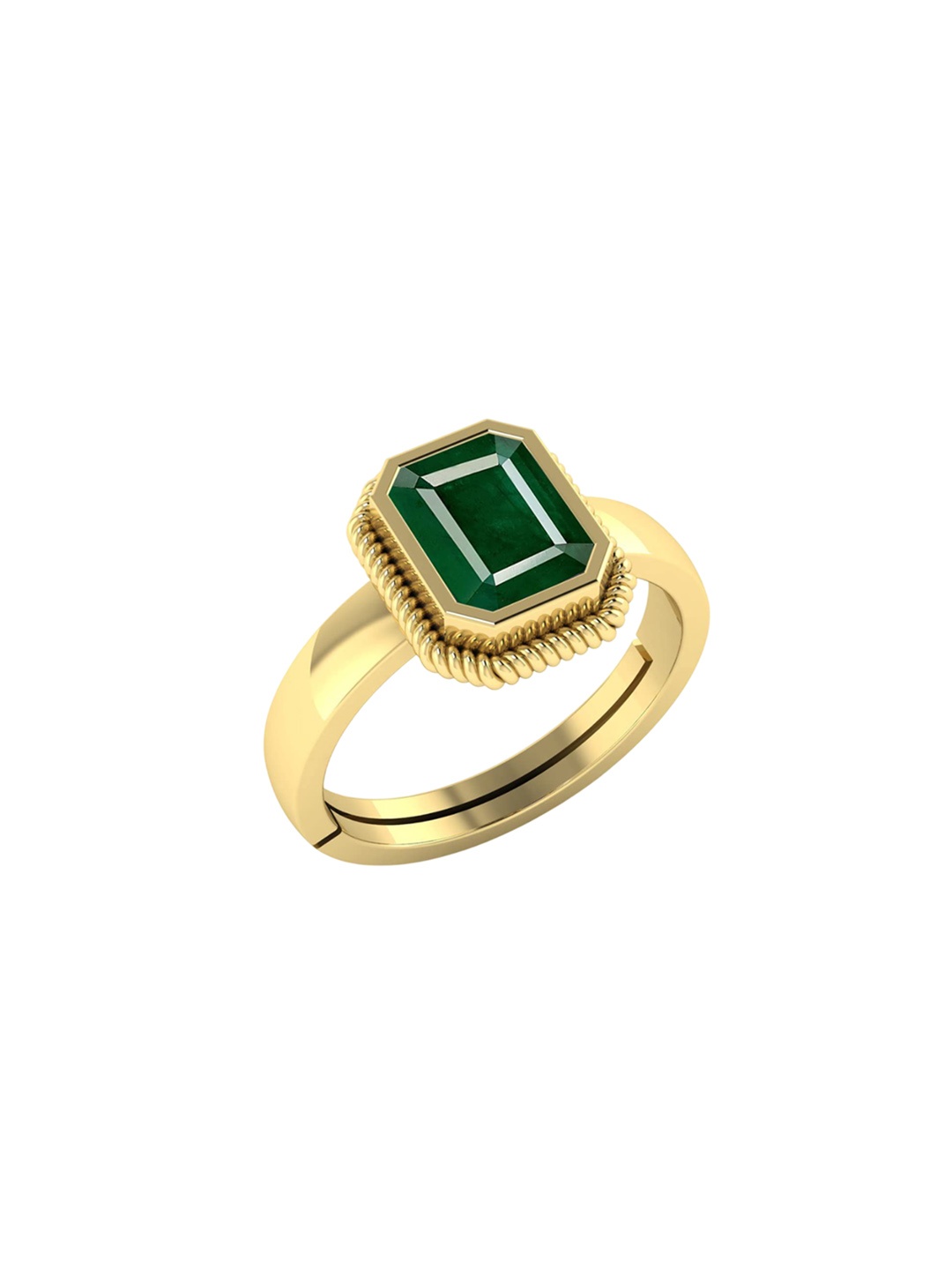 

LMDPRAJAPATIS Unisex Embellished Ring, Silver