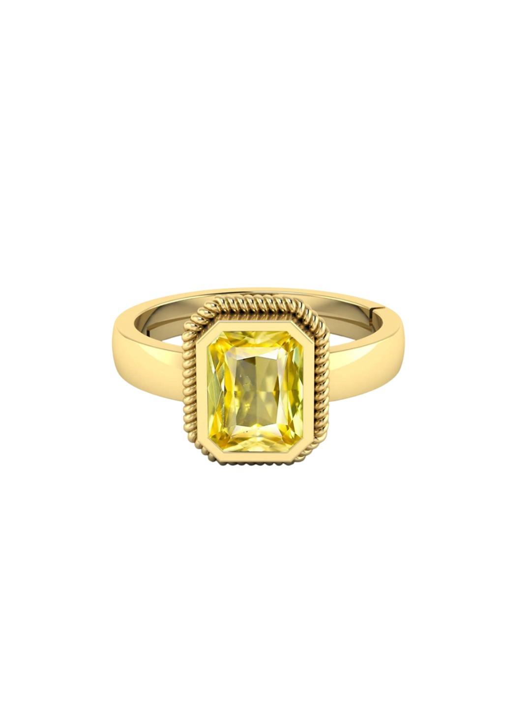 

LMDPRAJAPATIS Unisex Embellished Ring, Gold