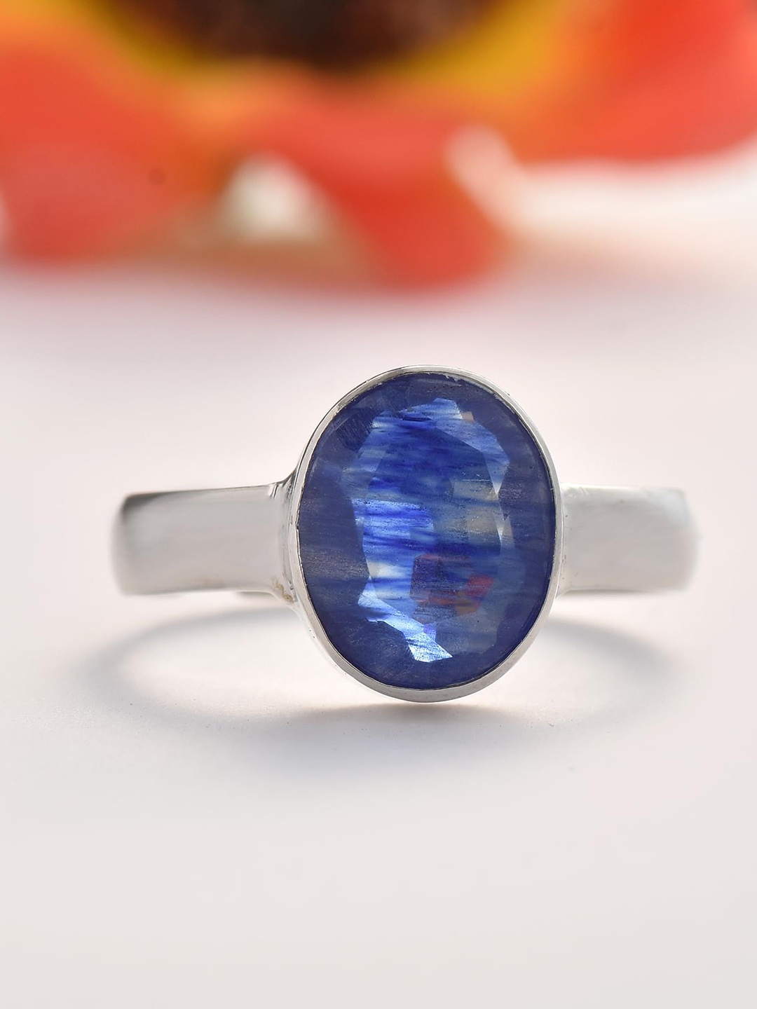

LMDPRAJAPATIS Unisex Embellished Ring, Blue