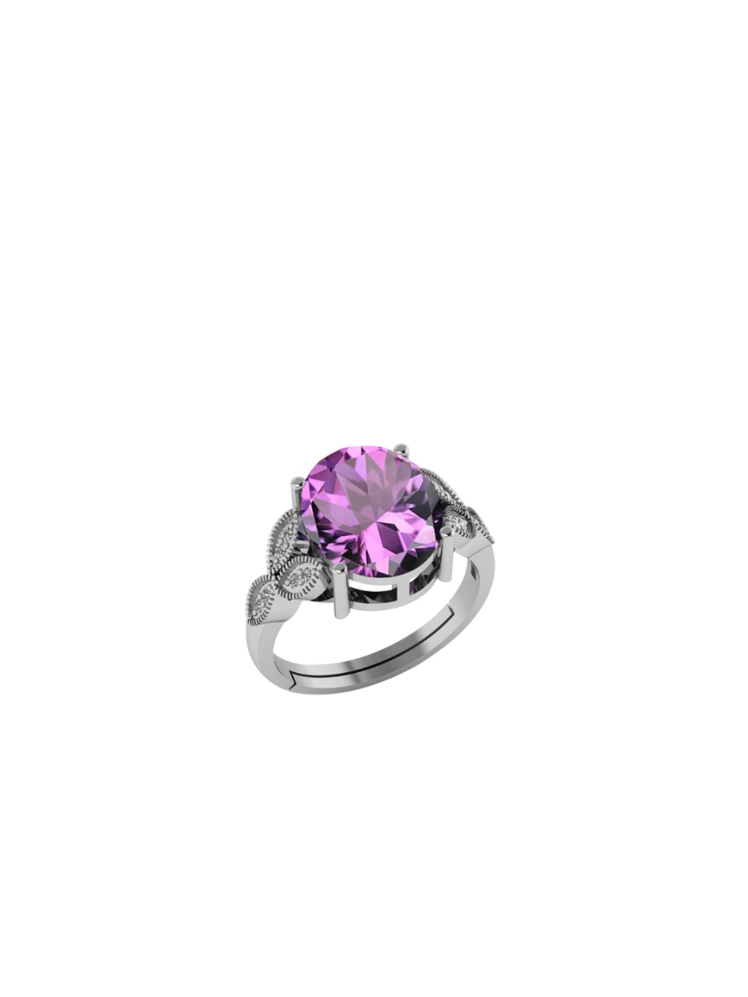 

LMDPRAJAPATIS Unisex Embellished Ring, Purple