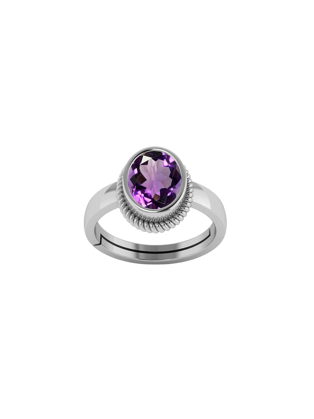 

LMDPRAJAPATIS Unisex Embellished Ring, Purple