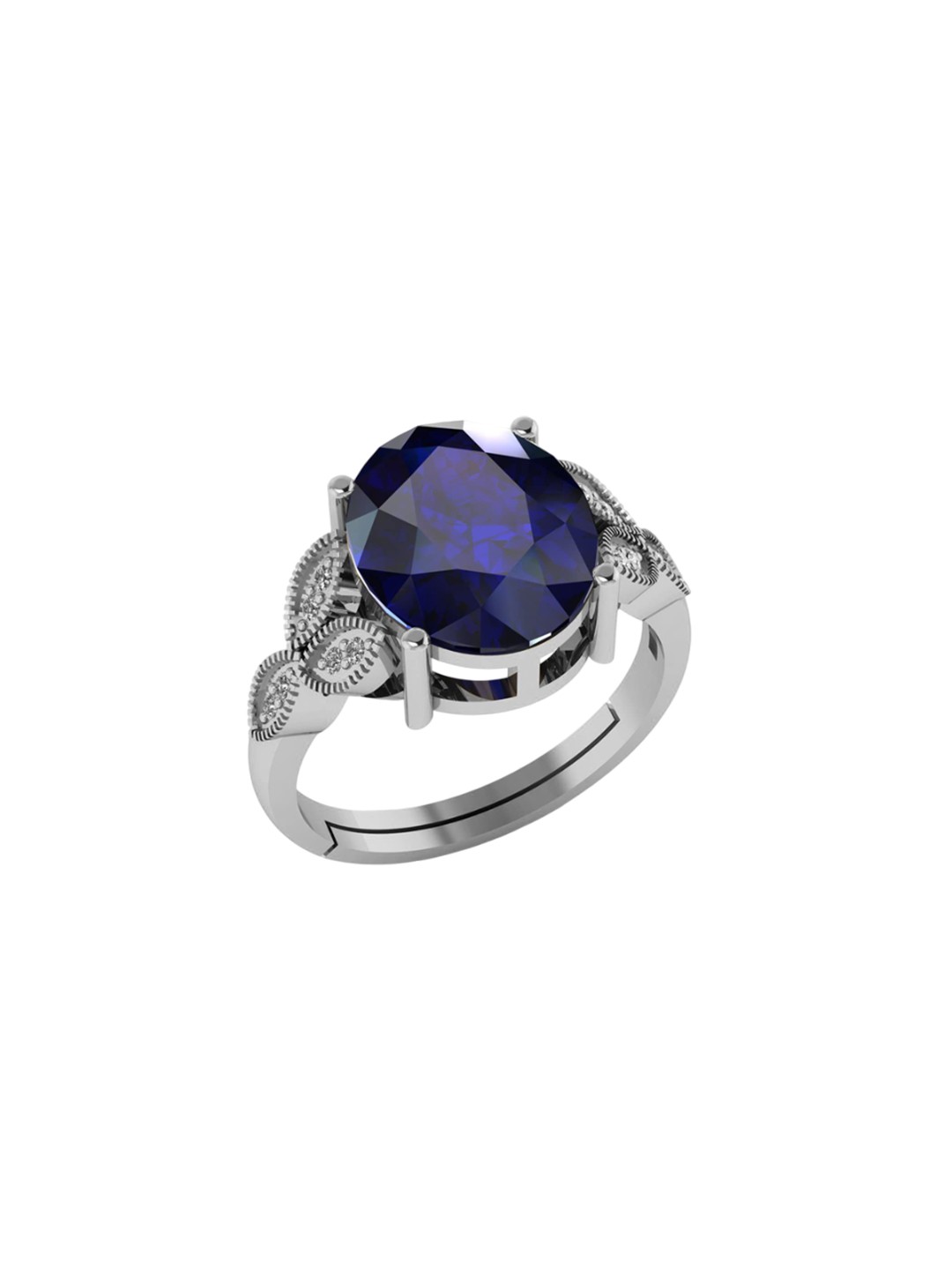 

LMDPRAJAPATIS Unisex Embellished Ring, Blue