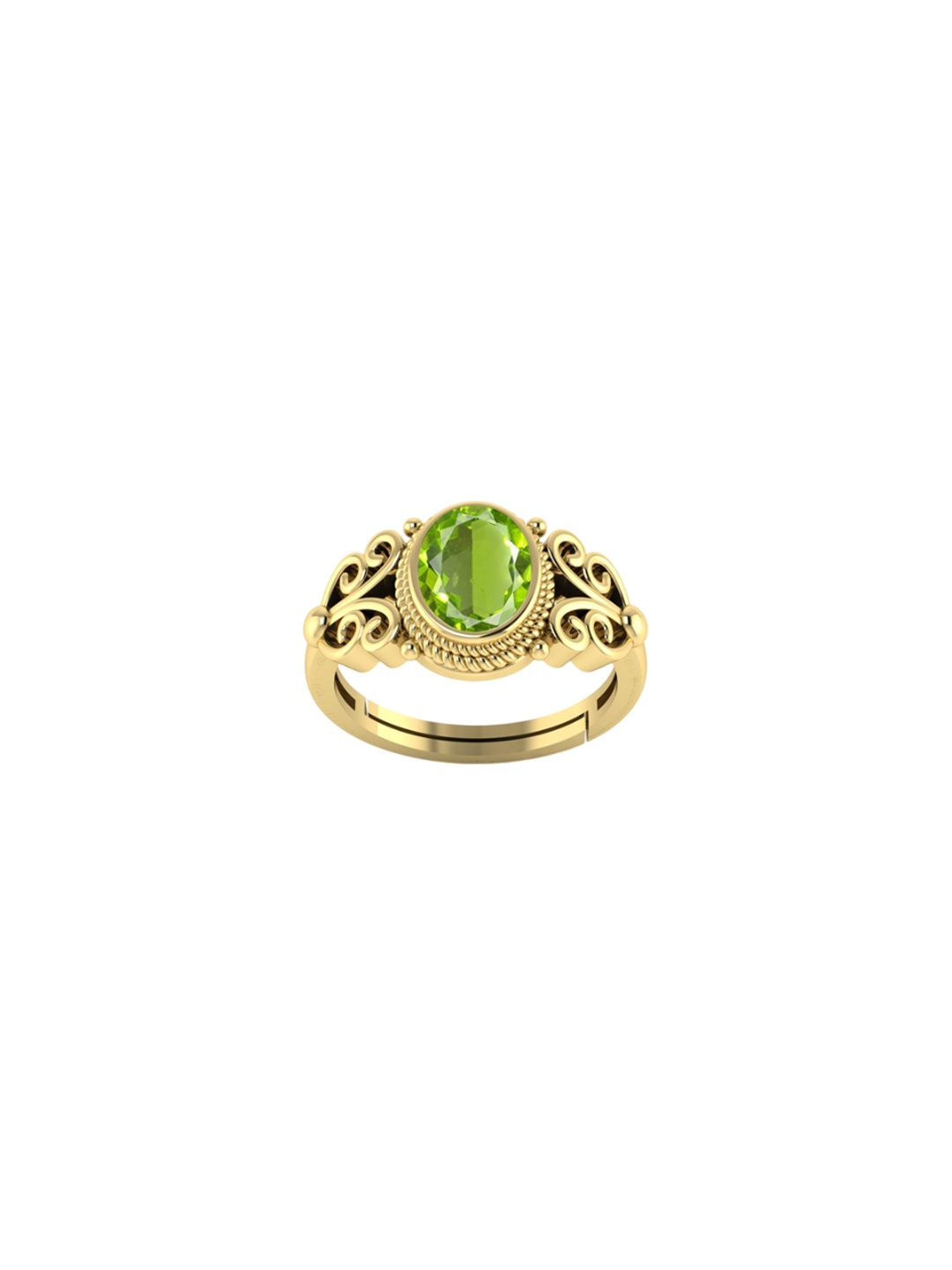 

LMDPRAJAPATIS Unisex Embellished Ring, Gold