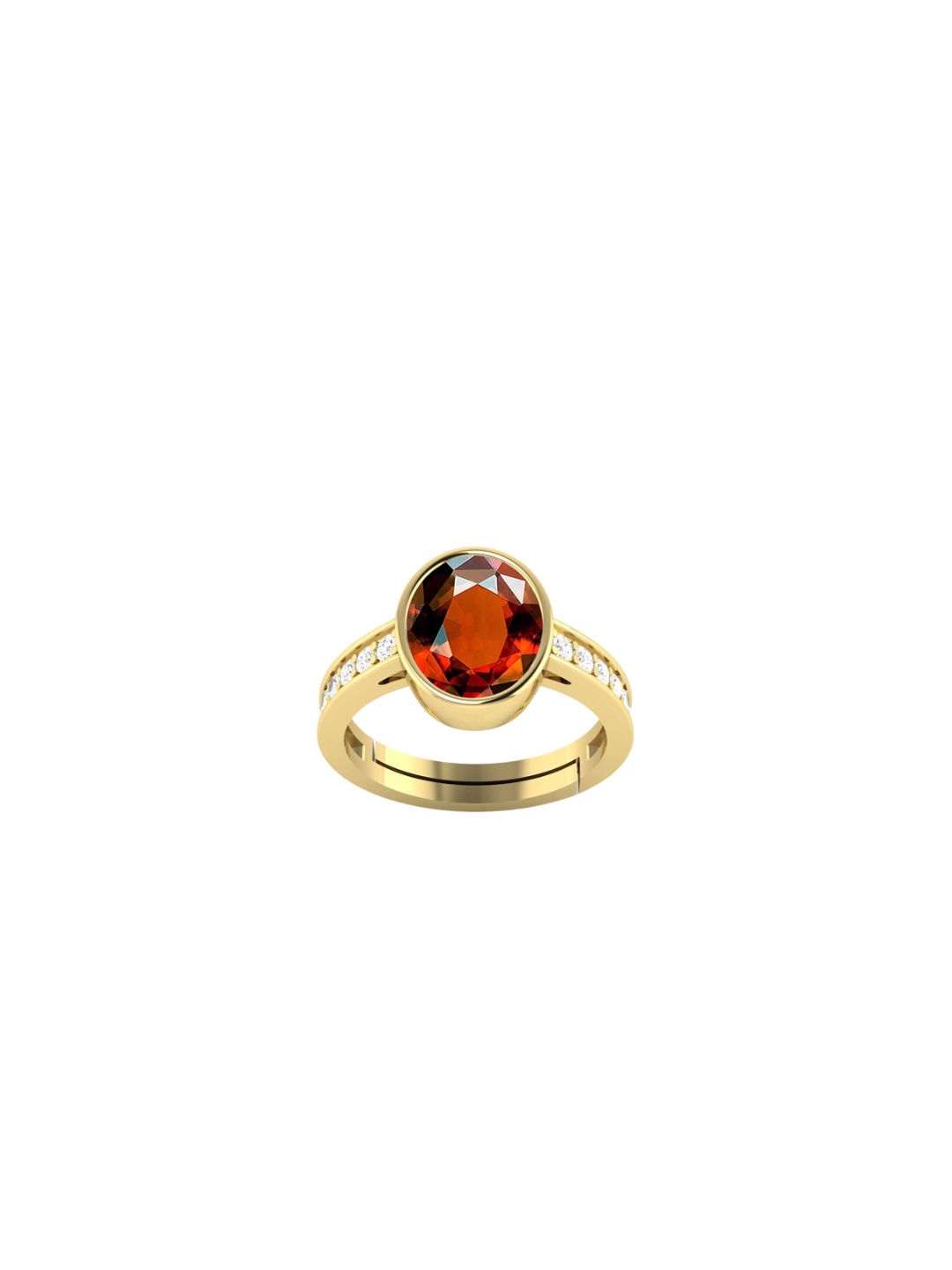 

LMDPRAJAPATIS Unisex Embellished Ring, Red