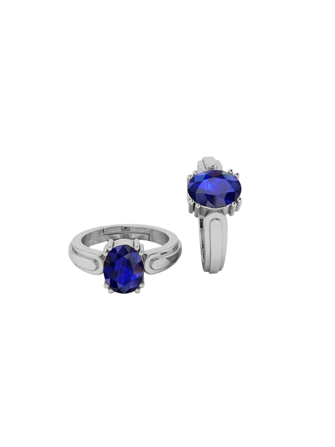 

LMDPRAJAPATIS Unisex Embellished Ring, Blue