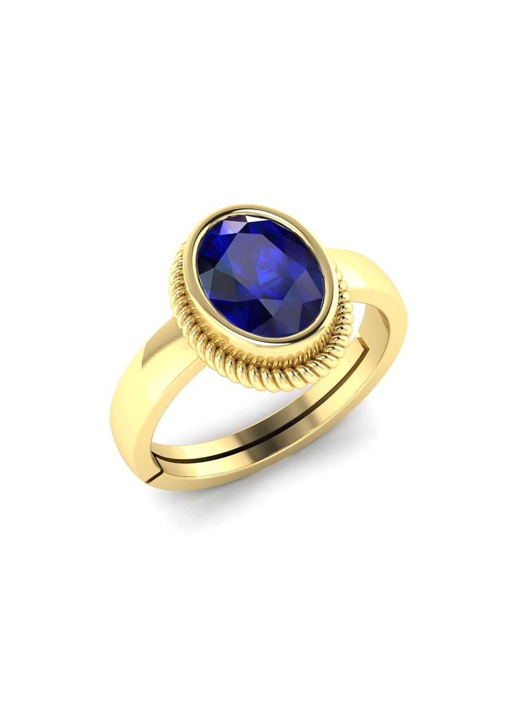 

LMDPRAJAPATIS Unisex Embellished Ring, Yellow