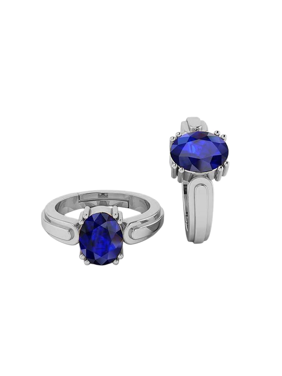 

LMDPRAJAPATIS Unisex Embellished Ring, Blue