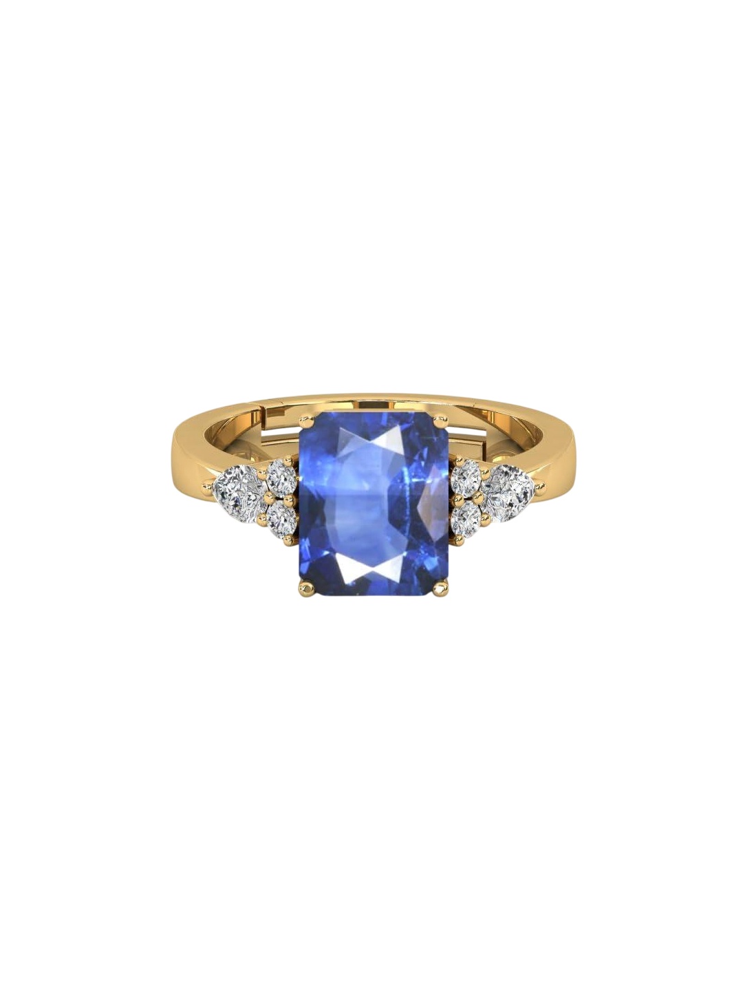 

LMDPRAJAPATIS Unisex Embellished Ring, Gold