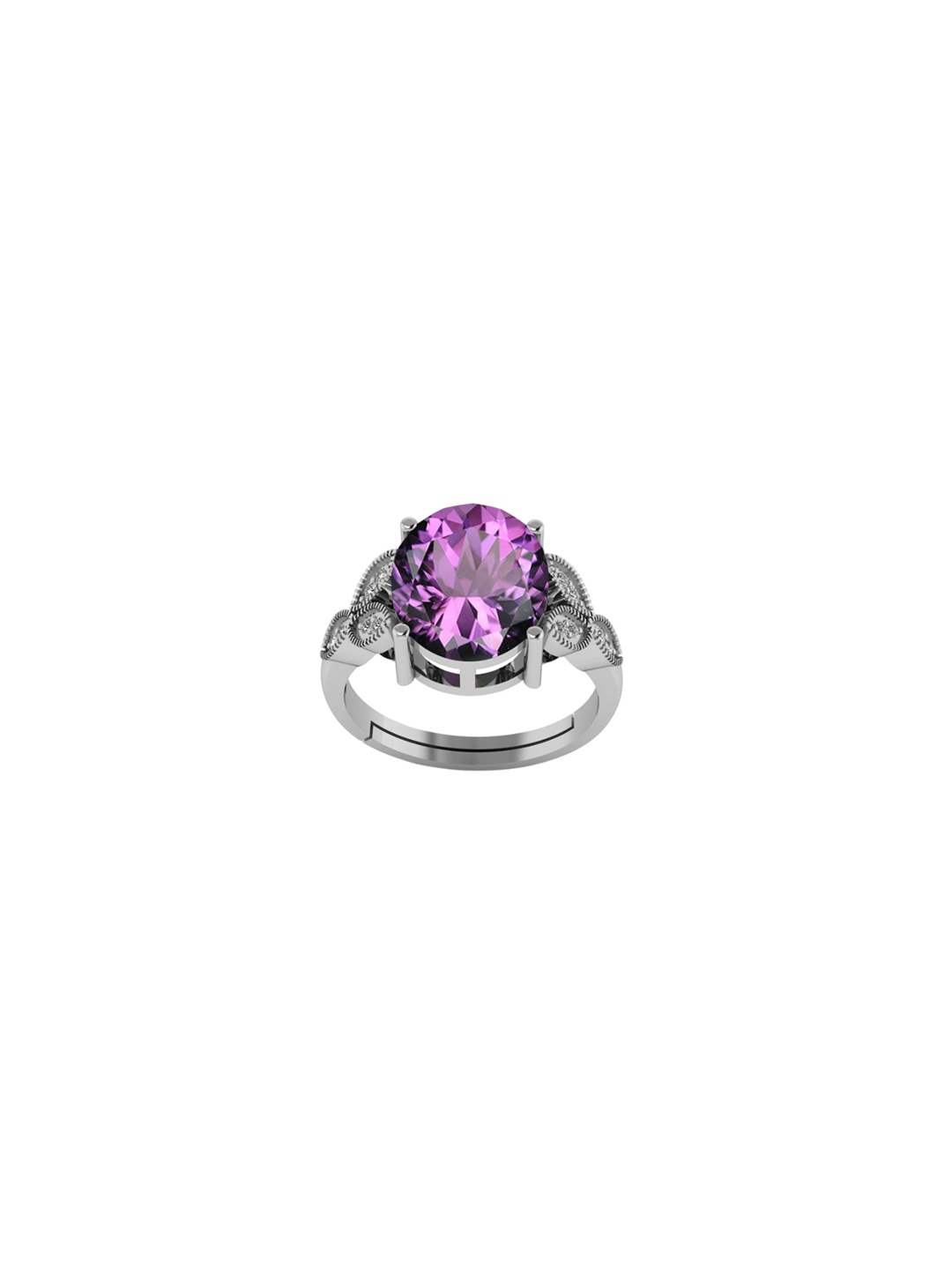 

LMDPRAJAPATIS Unisex Embellished Ring, Purple